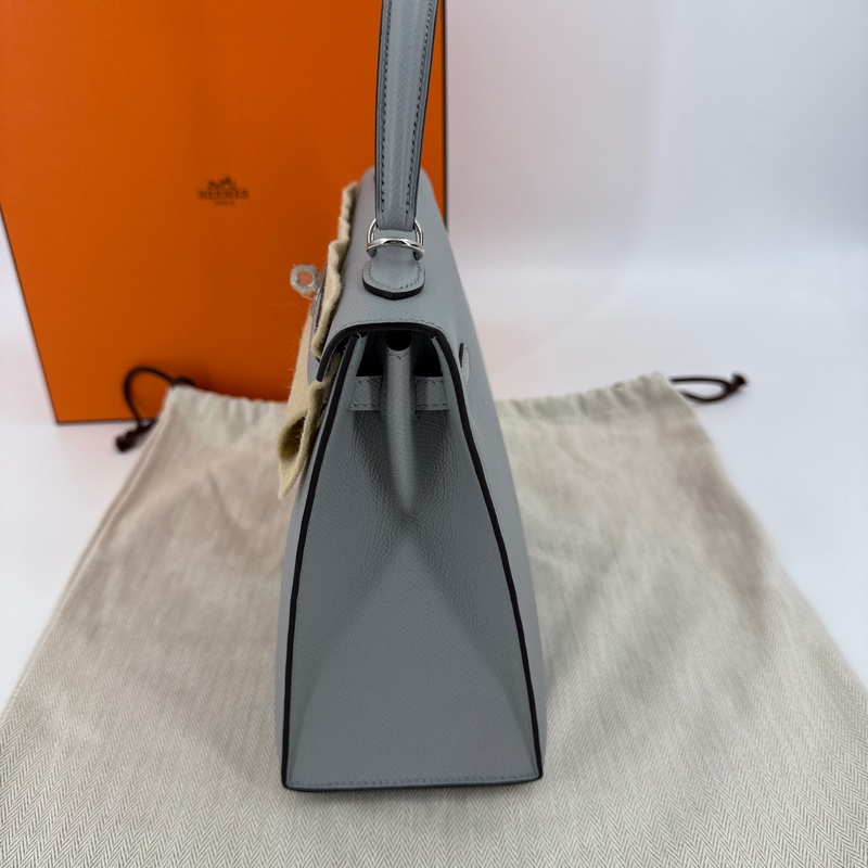 Hermes Kelly 25 Stamp K Color 8U Blue Glacier Brand new full set-2