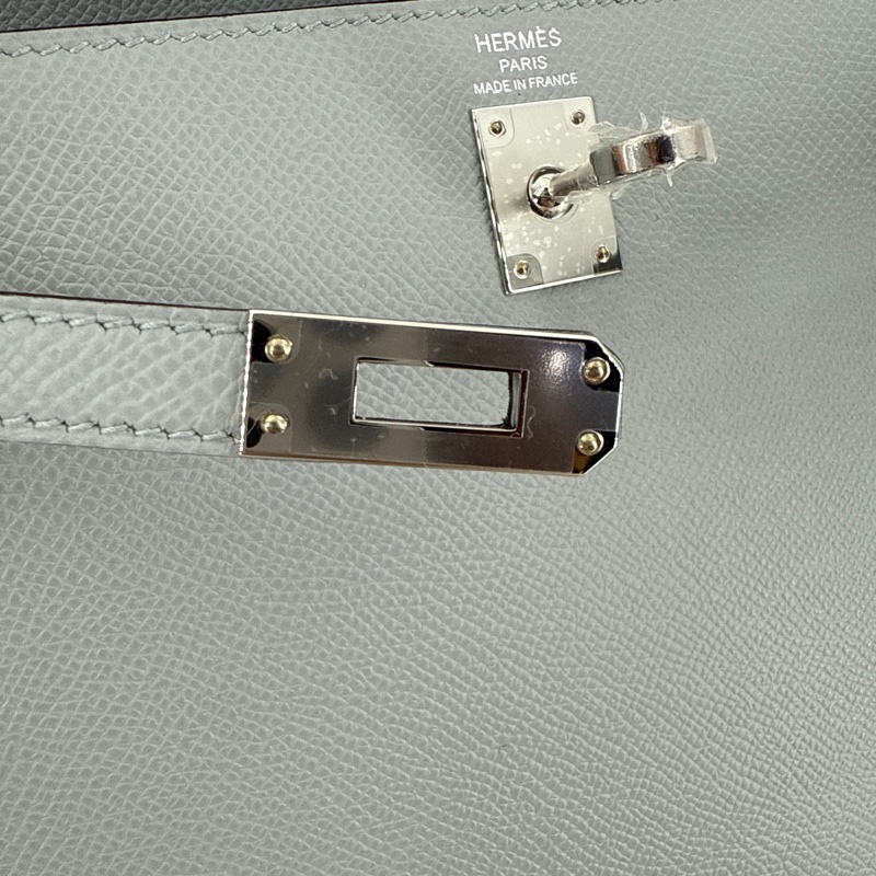 Hermes Kelly 25 Stamp K Color 8U Blue Glacier Brand new full set-10