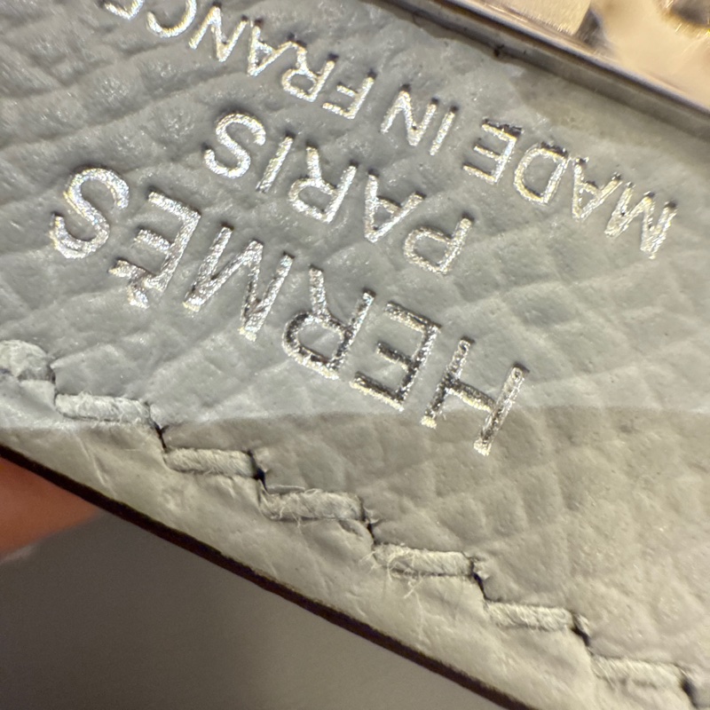 Hermes Kelly 25 Stamp K Color 8U Blue Glacier Brand new full set-15