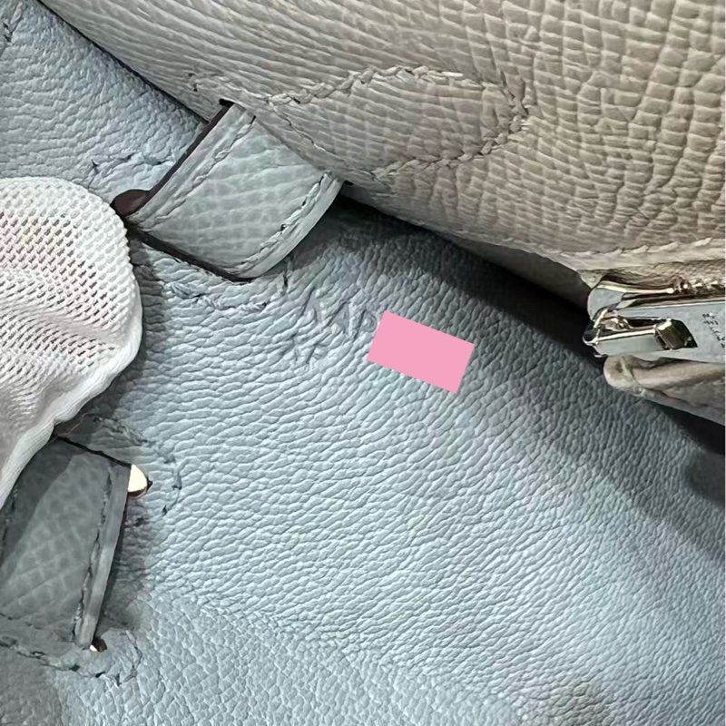 Hermes Kelly 25 Stamp K Color 8U Blue Glacier Brand new full set-16