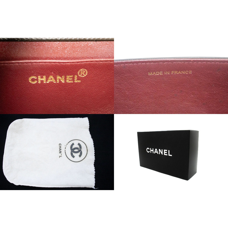 【日本直送】香奈兒黑色菱格紋全蓋小鏈條單背包/手拿包-7