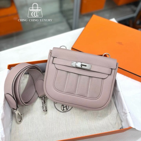 🌈Hermes💜Mini Berline💜香芋紫銀扣💜99新🌈Evercolor皮🌟有盒💜miniberline🌟berline🌟愛馬仕🌟