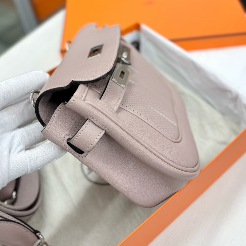 🌈Hermes💜Mini Berline💜香芋紫銀扣💜99新🌈Evercolor皮🌟有盒💜miniberline🌟berline🌟愛馬仕🌟-3