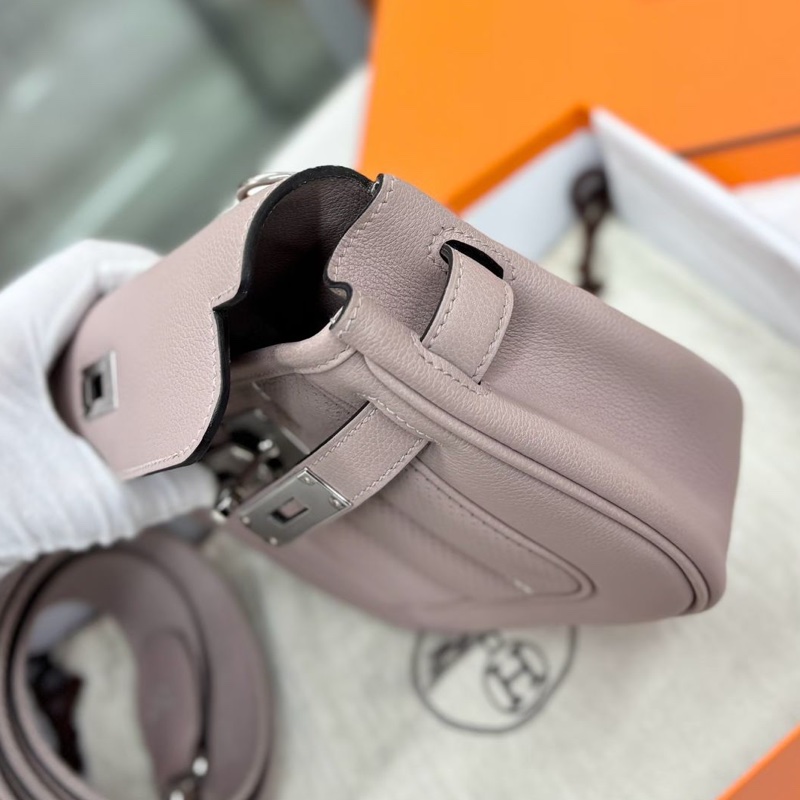 🌈Hermes💜Mini Berline💜香芋紫銀扣💜99新🌈Evercolor皮🌟有盒💜miniberline🌟berline🌟愛馬仕🌟-4