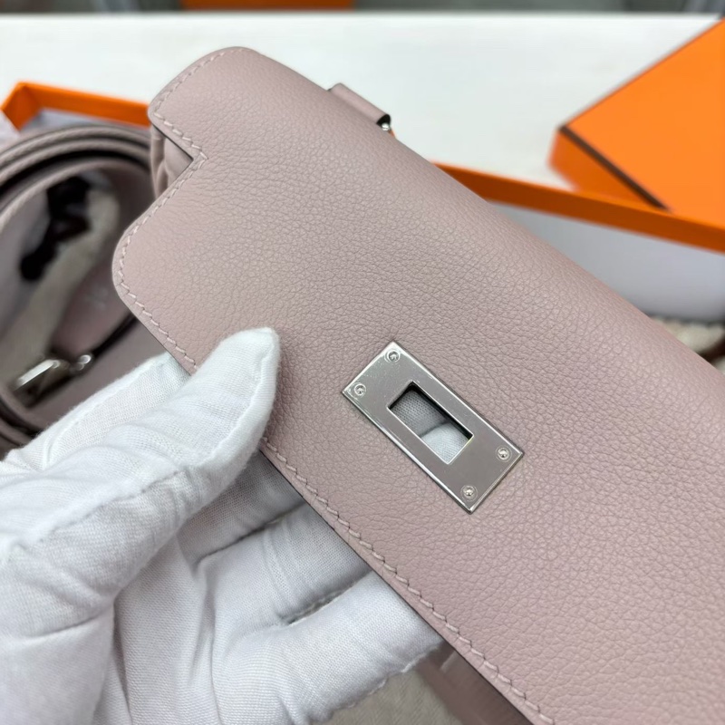 🌈Hermes💜Mini Berline💜香芋紫銀扣💜99新🌈Evercolor皮🌟有盒💜miniberline🌟berline🌟愛馬仕🌟-5