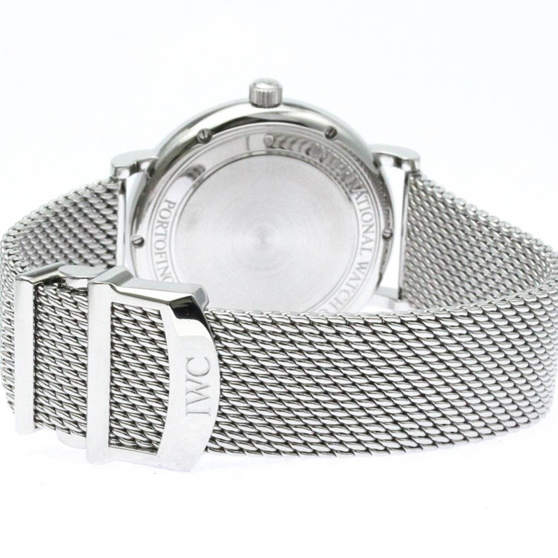 IWC 萬國錶 Portofino 系列精鋼自動男士腕錶 IW356502 拋光-4