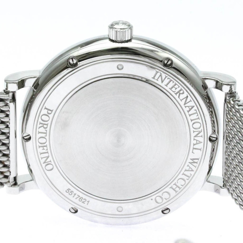 IWC 萬國錶 Portofino 系列精鋼自動男士腕錶 IW356502 拋光-6