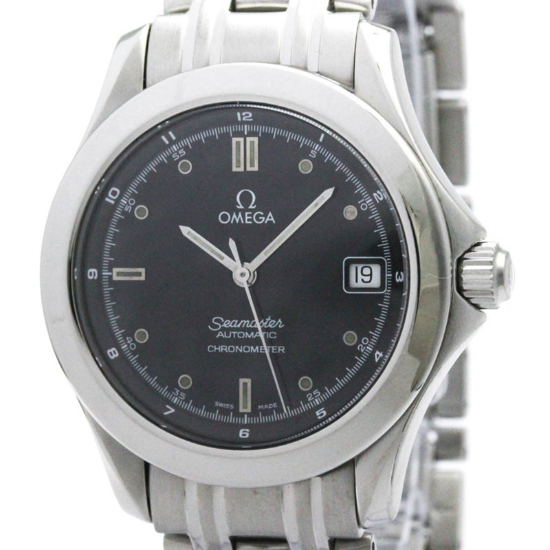 歐米茄海馬系列120公尺天文台認證自動男士腕錶 2501.50 拋光款-0