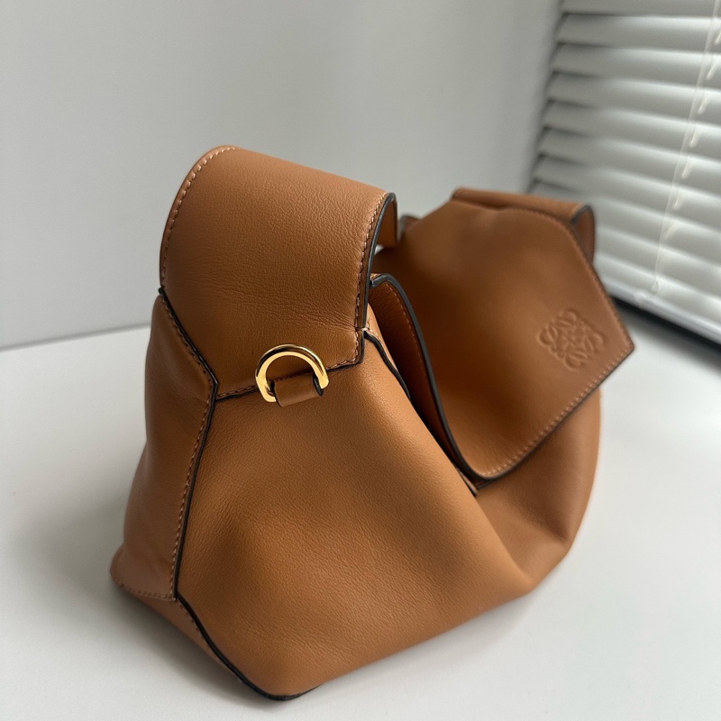 Loewe 羅意威 焦糖色puzzle腋下包Hobo  附件：🈚-2