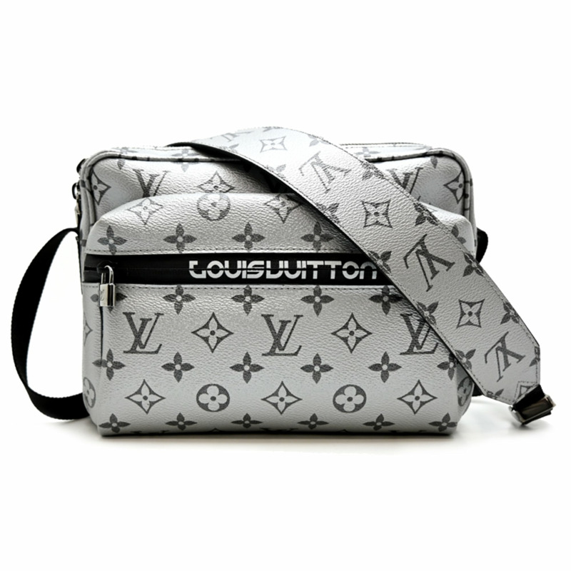路易威登 Reflect Messenger PM 男女單肩包 M43859（已停產）Monogram 帆布銀色-0