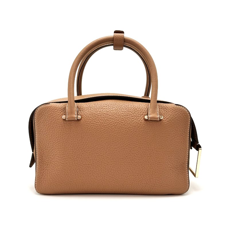 DELVAUX 棕色金扣CoolBox系列 中號手提肩背斜背包27*17*12 98新配件塵袋*2  卡冊 保卡-6