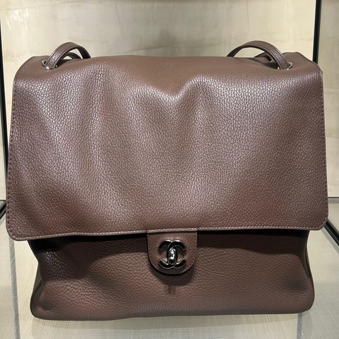 Chanel香奈兒26S灰色銀扣超大號Jennie同款