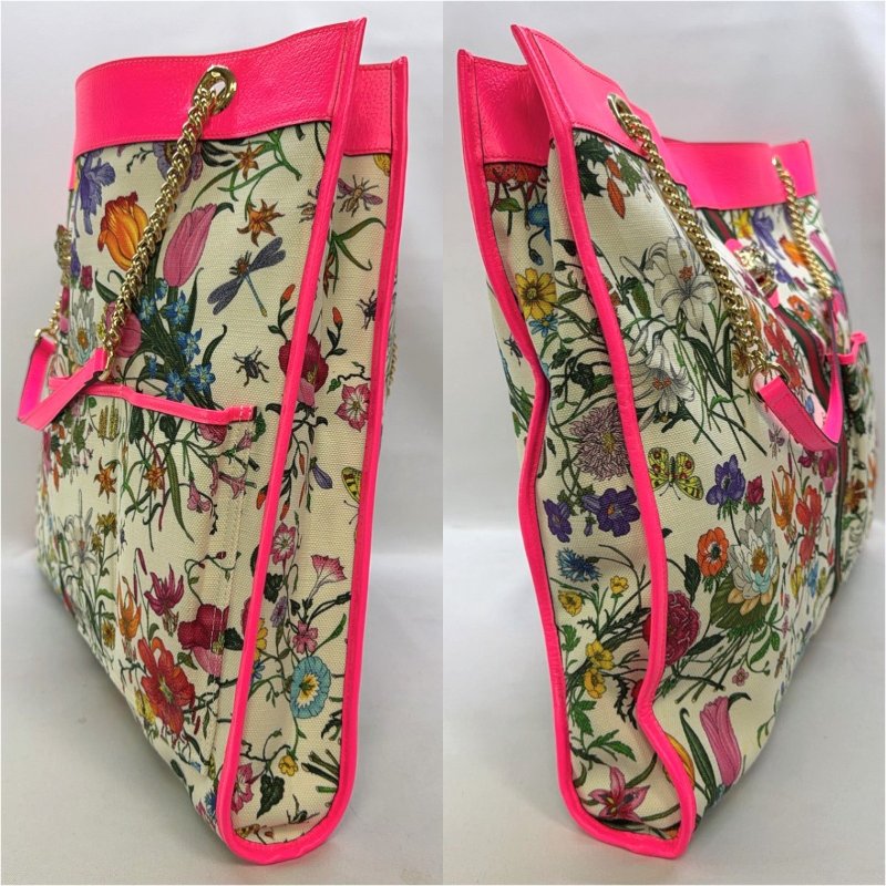 GUCCI Rajah Flora大型托特包-2