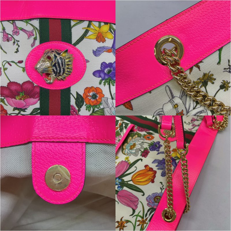 GUCCI Rajah Flora大型托特包-4