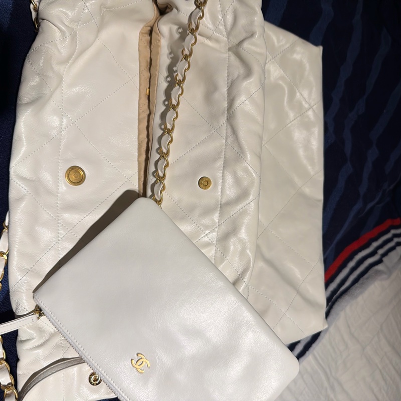 Chanel 22 中型 送labubu-4