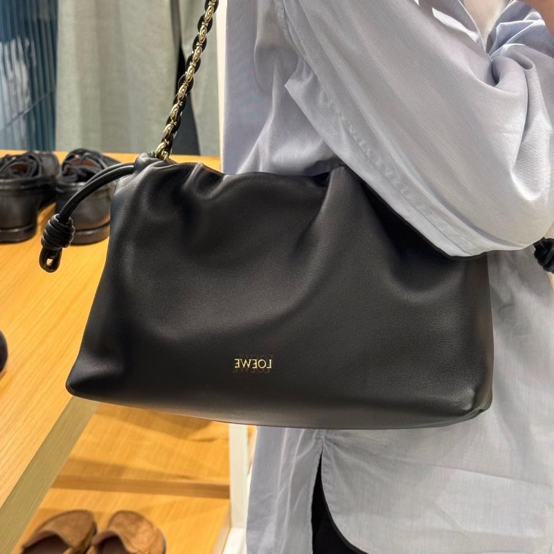 ️Loewe Flamenco福袋包 黑色29*18*10 98新配件塵袋 肩帶 鏈條-1
