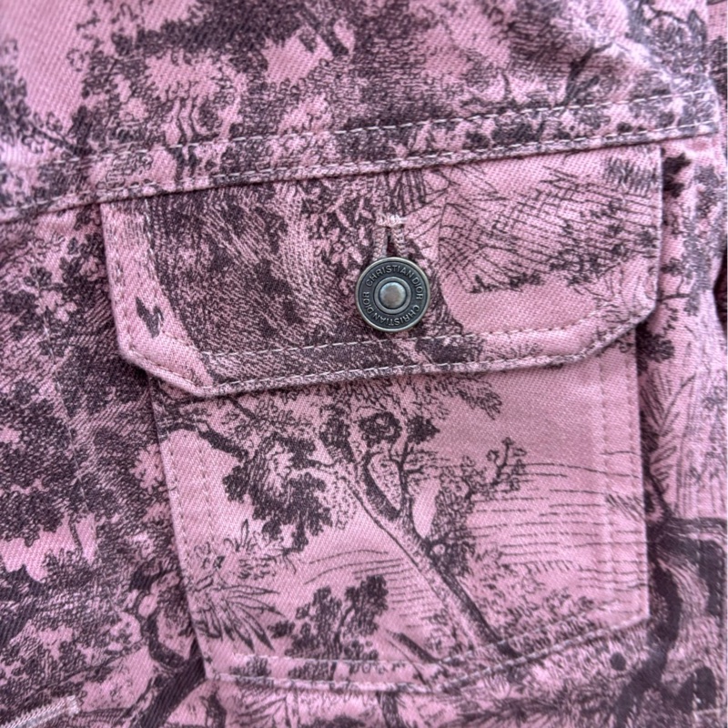 DIOR 迪奧 動物園短袖牛仔外套 38碼-2