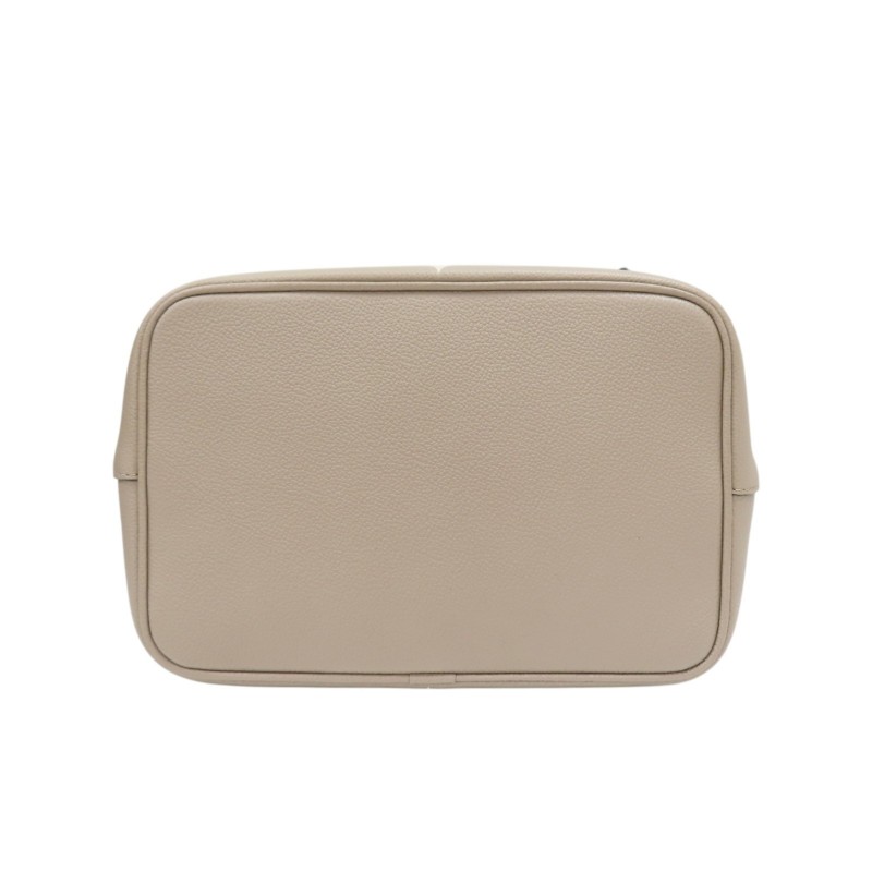 9成新 LOUIS VUITTON LV 灰色 原花牛皮 NeoNoe MM 肩背包 M45555-1