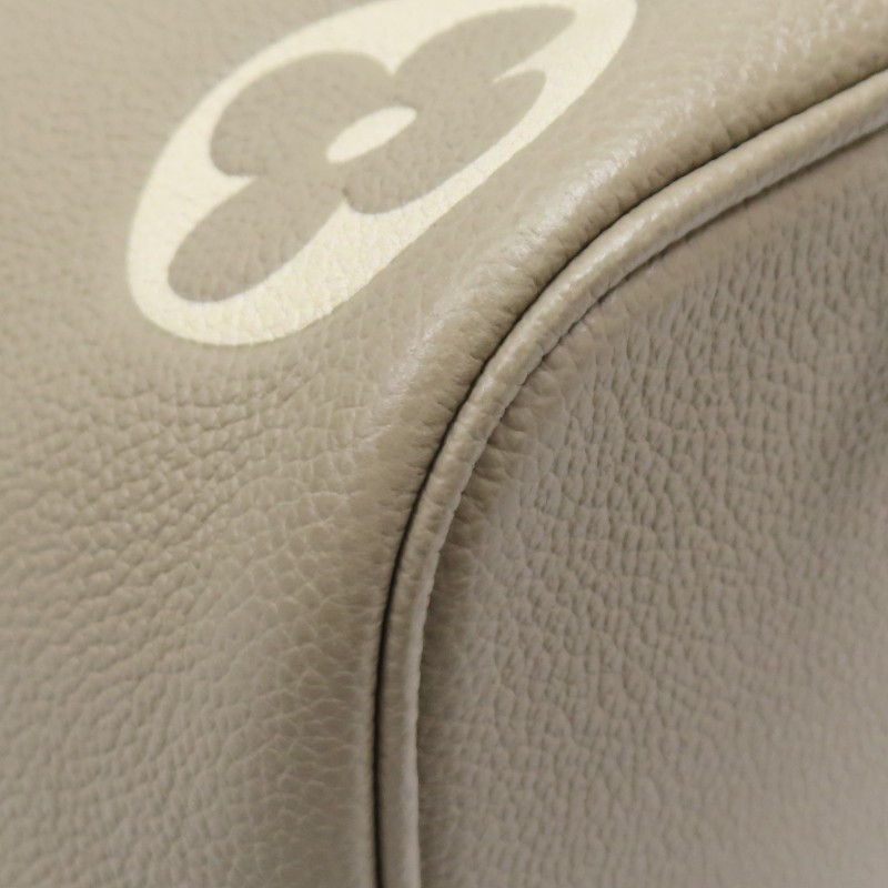 9成新 LOUIS VUITTON LV 灰色 原花牛皮 NeoNoe MM 肩背包 M45555-2