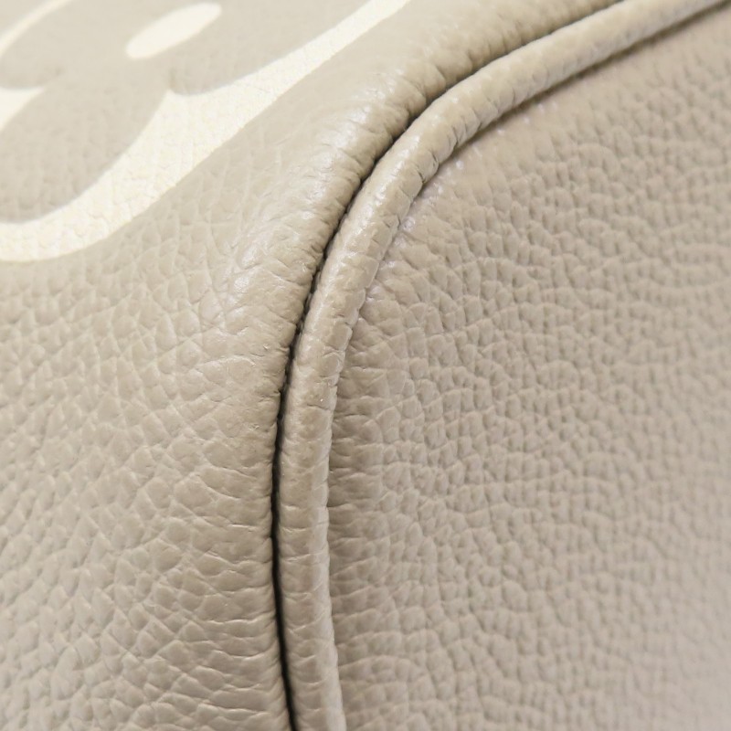 9成新 LOUIS VUITTON LV 灰色 原花牛皮 NeoNoe MM 肩背包 M45555-12