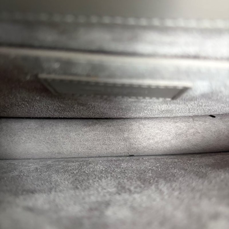 YSL Sunset日落包中號 灰色 銀扣 22*16*7 98新配件購證 塵袋-6