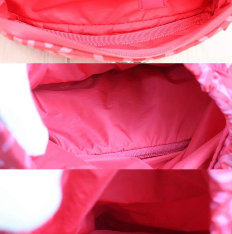 「JL精品代購」98新 Chanel香奈兒Coco Neige 粉紅尼龍雙肩包 Ic芯片款-14