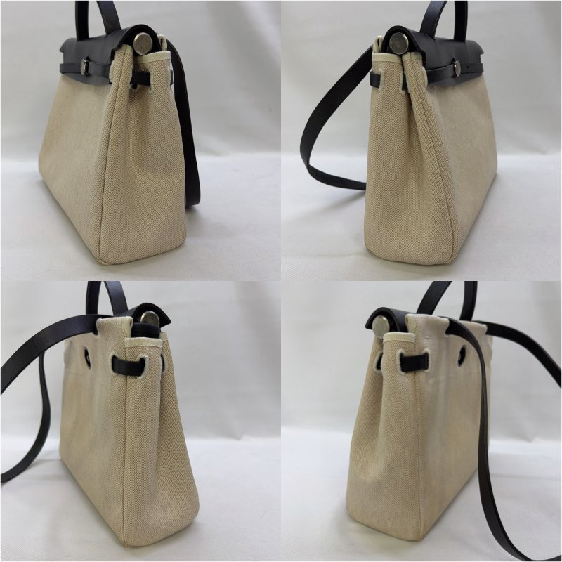 HERMES 熊貓雙袋Herbag 31帆布包-2