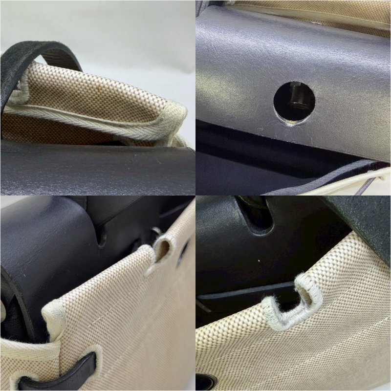 HERMES 熊貓雙袋Herbag 31帆布包-5