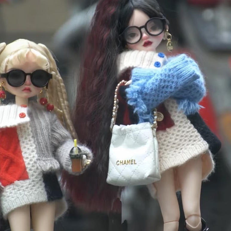 CHANEL香奈兒22Bag小號 附:同色系小包 白金垃圾袋 芯片款-6