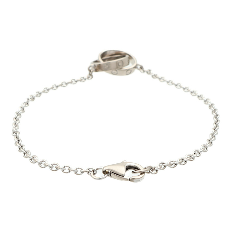CARTIER 18K白金Baby Love Bracelet手鏈-2