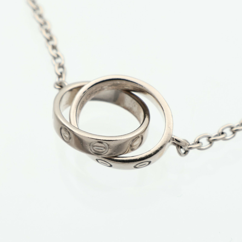 CARTIER 18K白金Baby Love Bracelet手鏈-4