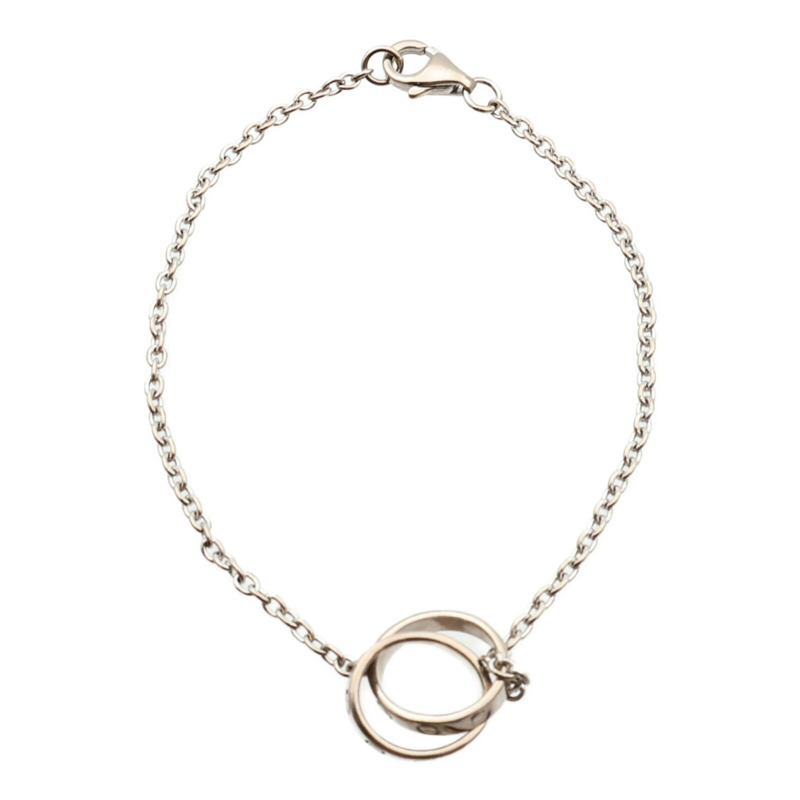 CARTIER 18K白金Baby Love Bracelet手鏈-9