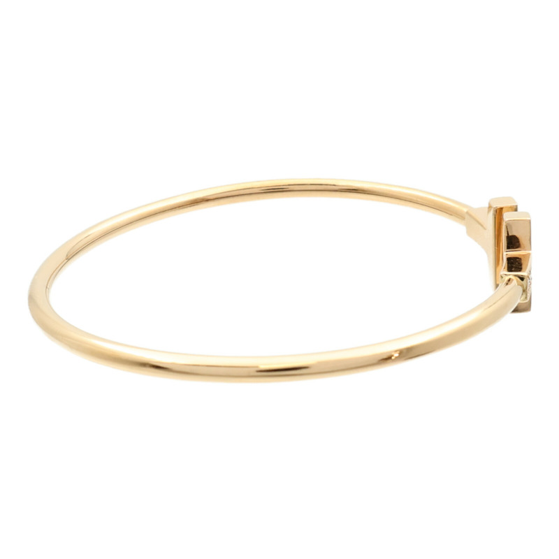 TIFFANY＆CO 18K玫瑰金T Wire Diamond Bracelet鑽石手鐲-2
