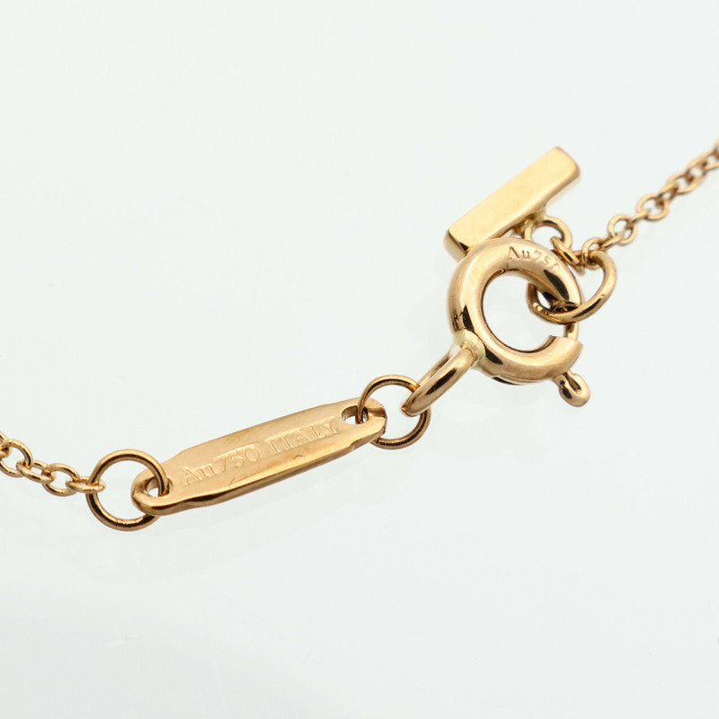 TIFFANY&CO 18K玫瑰金T-Smile Necklace項鏈-4