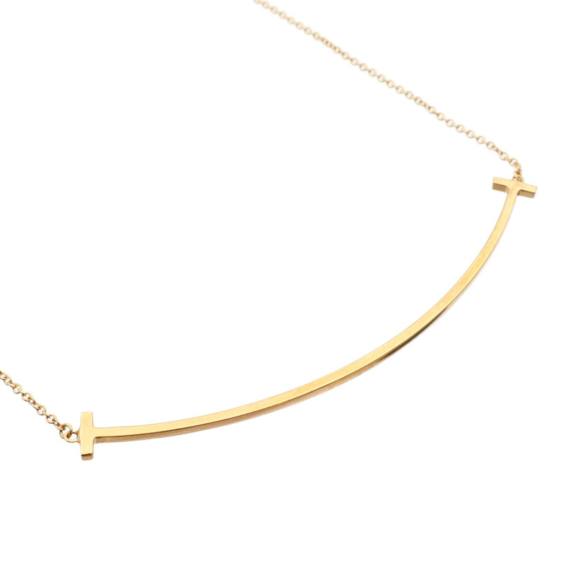 TIFFANY&CO 18K玫瑰金T-Smile Necklace項鏈-6