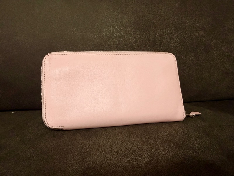 Hermès Azap Long Veau Swift 長夾 櫻花粉 X刻-0