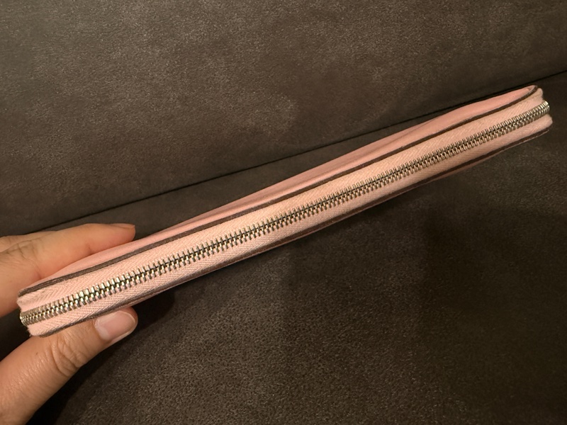 Hermès Azap Long Veau Swift 長夾 櫻花粉 X刻-4