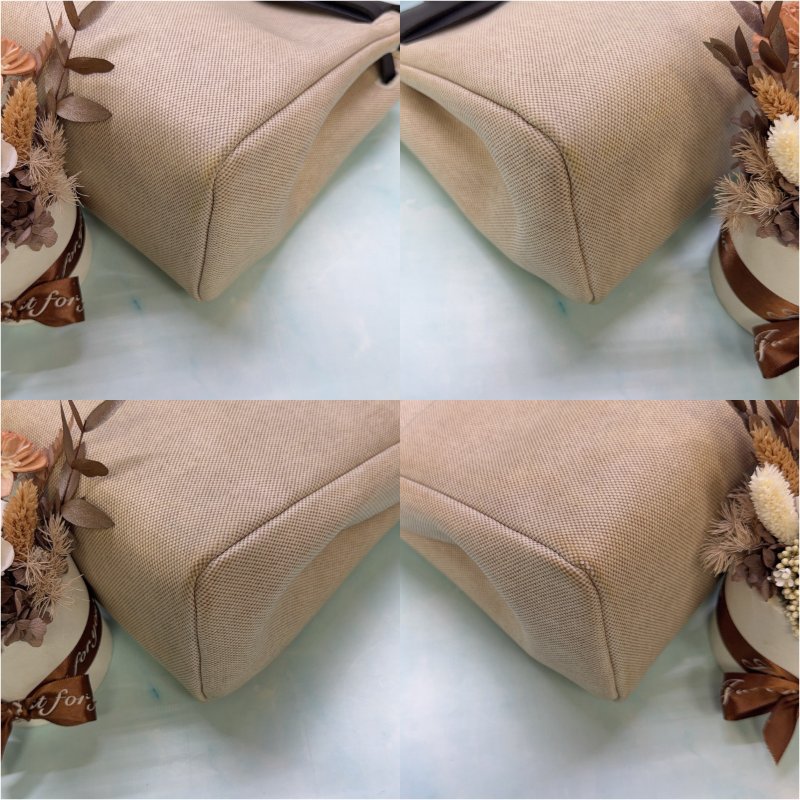 HERMES Herbag 31熊貓雙袋帆布包-7