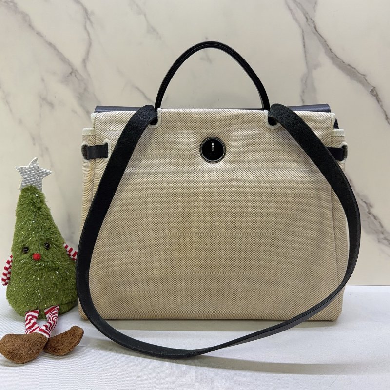 HERMES 雙袋Herbag 31帆布包-1