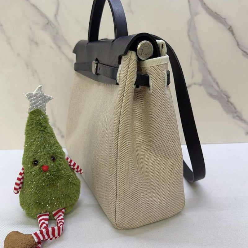 HERMES 雙袋Herbag 31帆布包-2