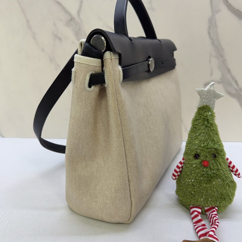 HERMES 雙袋Herbag 31帆布包-3