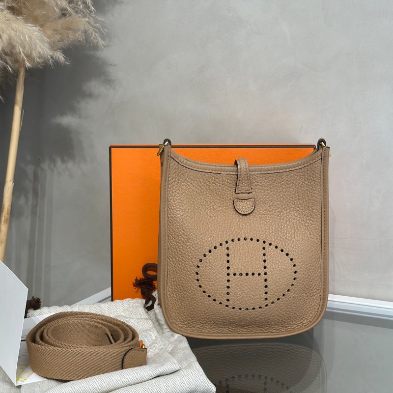 HERMES Mini evelyne - 奶茶金 U-11