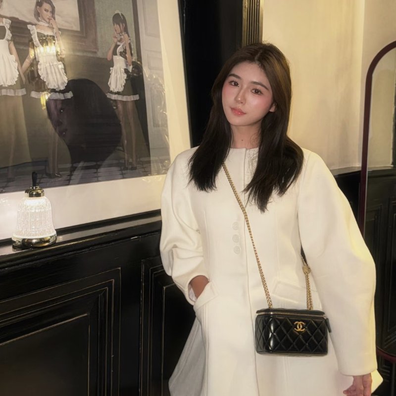 CHANEL 22K金柱調節釦長盒子 - 黑金-1