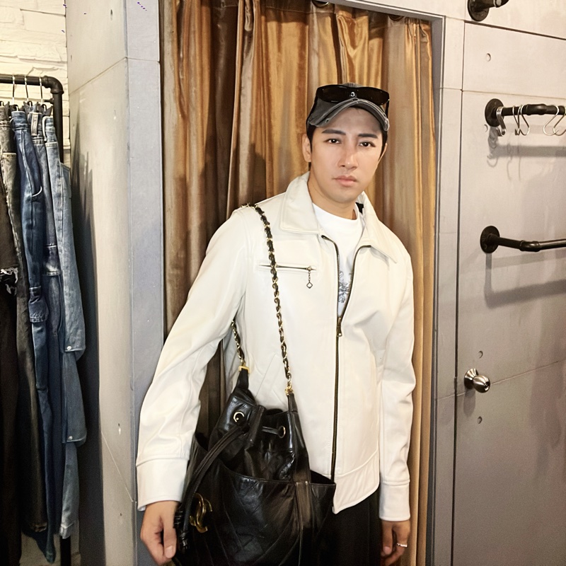 Chanel 香奈兒 vintaga  大c logo 雙層 金鏈 水桶包 #正常使用痕跡 有數字標 稀少收藏-8