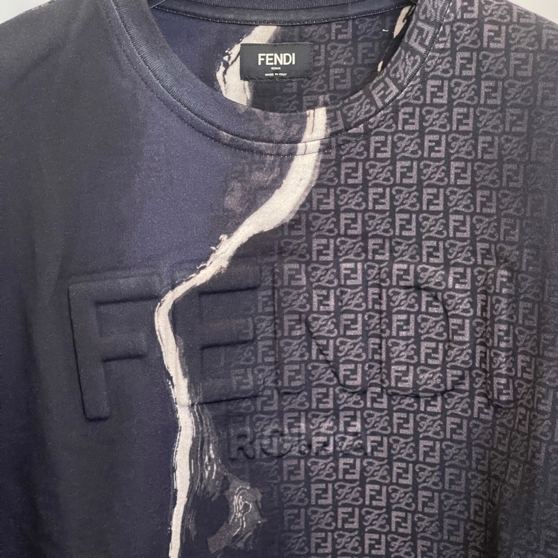 FENDI芬迪圓領長袖 衛衣 男款 黑色-4