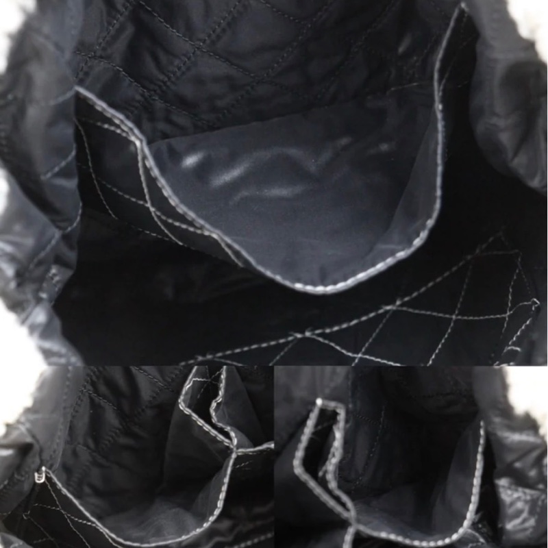 「JL精品代購」98新 Chanel 香奈兒coco neige羊羔毛tote-11