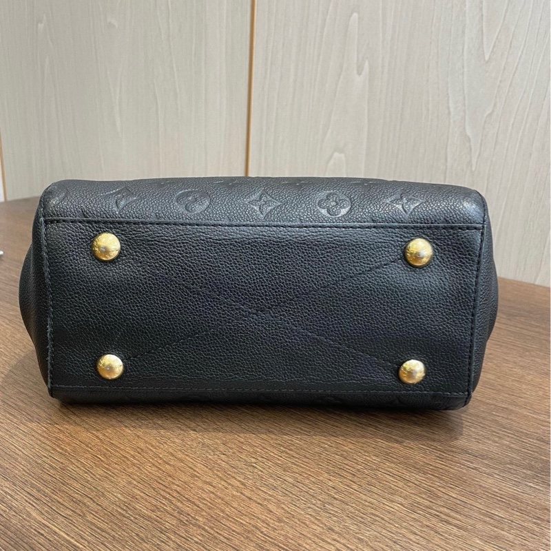 Louis Vuitton/路易威登 黑色全皮 蒙田 BB-4