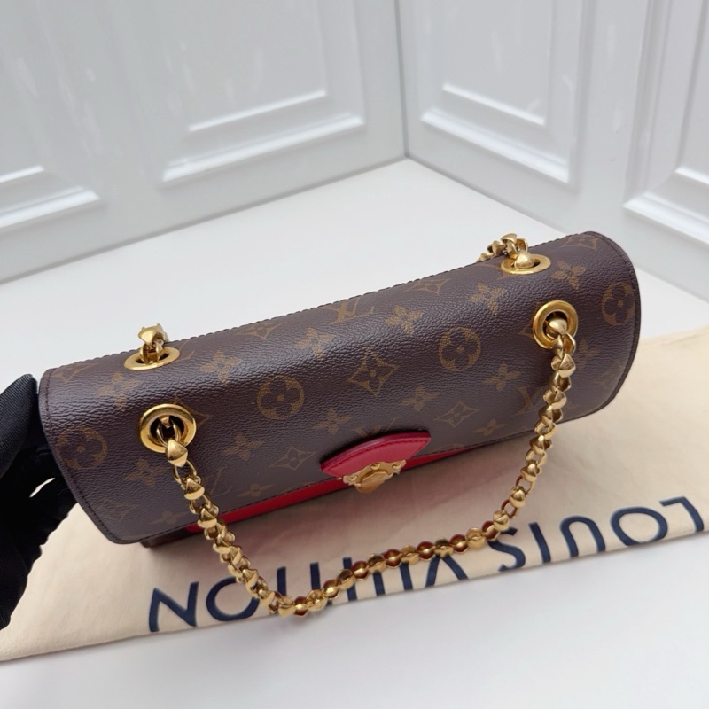 LV Victoire 維多利亞 老花金珠鏈條包-3