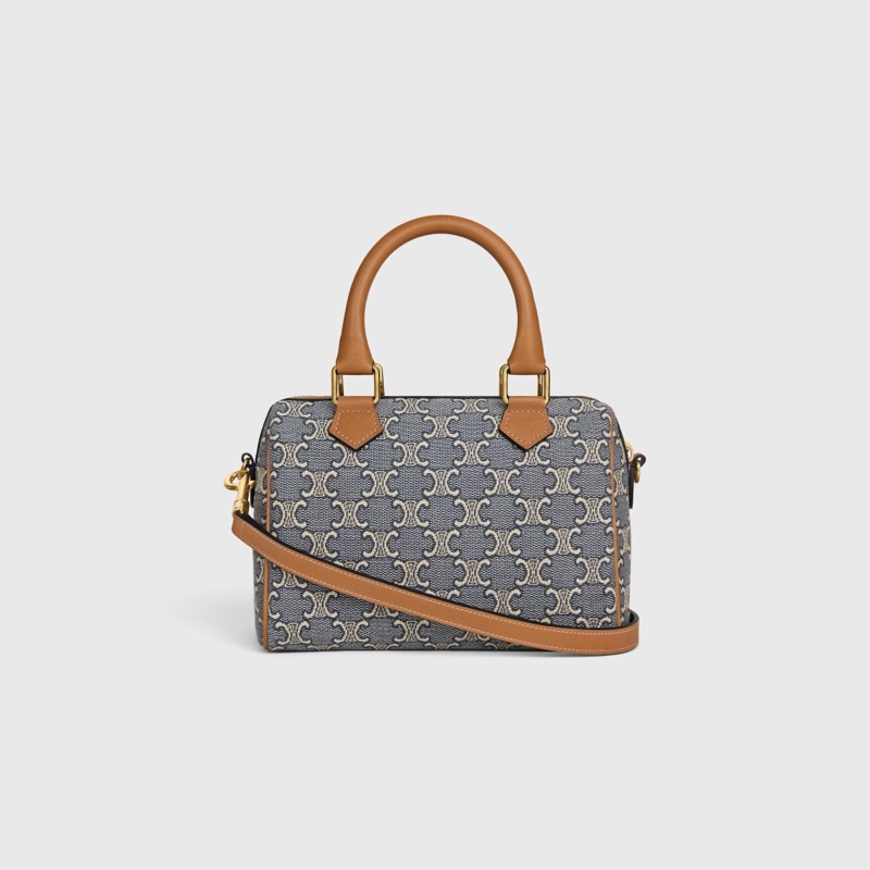 Celine 女士 小號TRIOMPHE波士頓包均碼碼小號、20cm*10cm*14cm-4