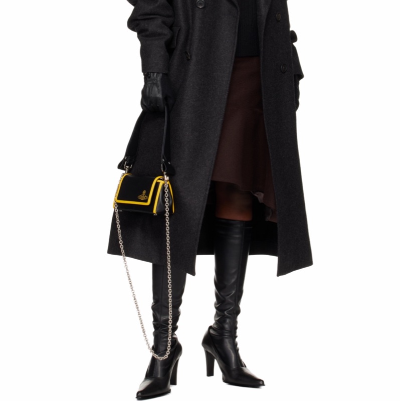 Vivienne Westwood 女士 Hazel 小號單肩包均碼碼17.78cm*7.62cm*10.16cm-4